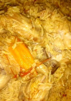 صورة لوصفة كبسة دجاج مضغوط بالصور