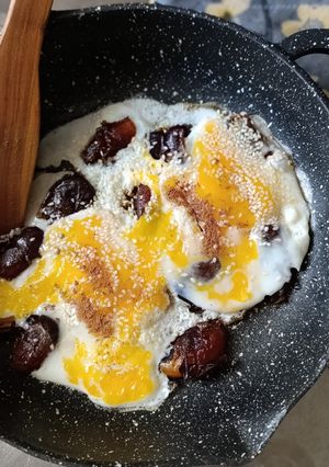 عکسی از دستور املت خرما (قیساوه)