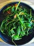 Tumis kangkung trasi