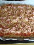 Pizza con base de coliflor