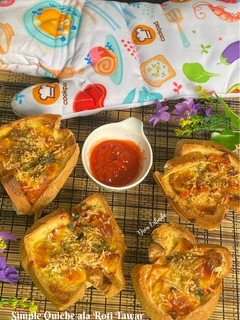 Foto resep Simple Quiche ala Roti Tawar