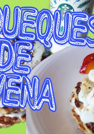 Una foto de Panqueques saludable de avena!
