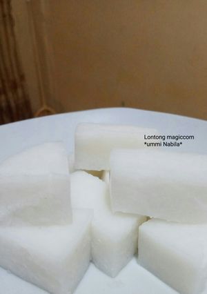 Foto resep Lontong magiccom praktis