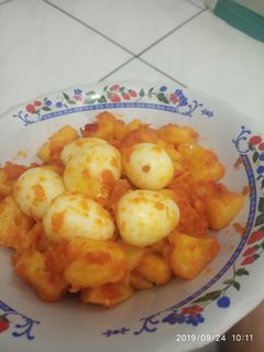 Foto resep Balado puyuh dan kentang