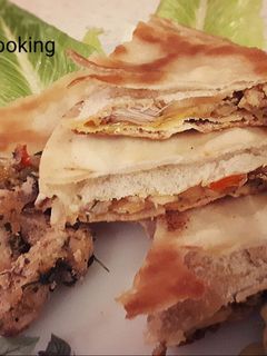 عکسی از دستور ساندویچ حمص