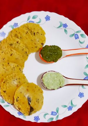 A picture of Corn MeaI Idli.