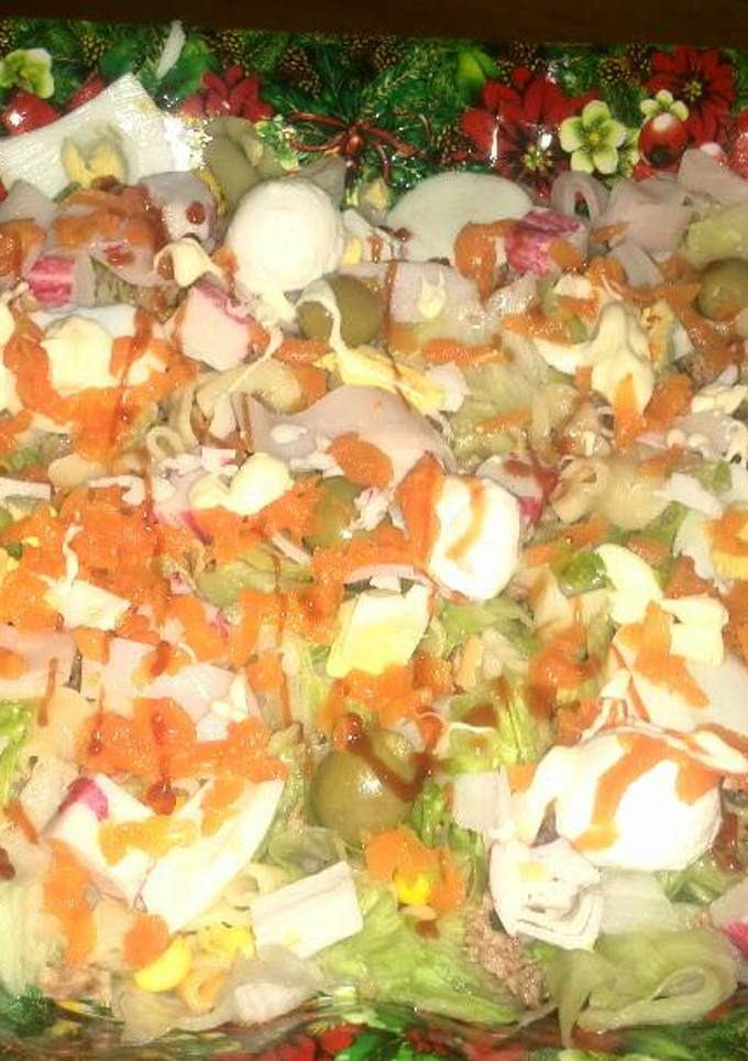 Una foto de Ensalada de pasta de verano gitana