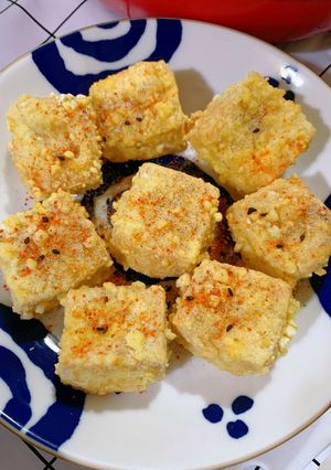 氣炸椒鹽豆腐 的食譜成品照片