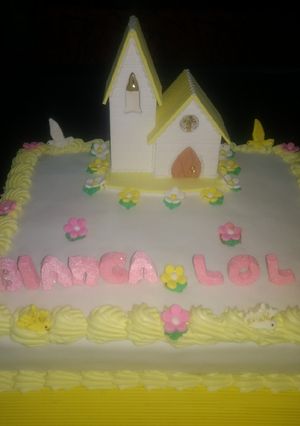 Una foto de Torta de Comunión