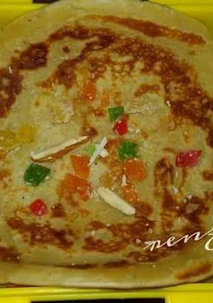 A picture of Banana Tutty Fruity Pancakes.