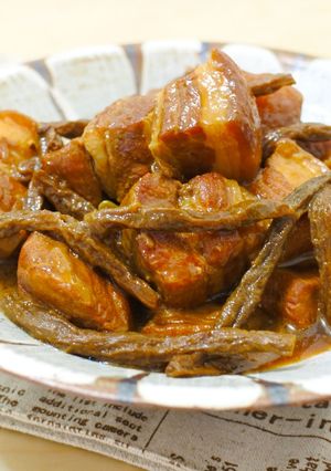 豆仔乾燒肉 的食譜成品照片