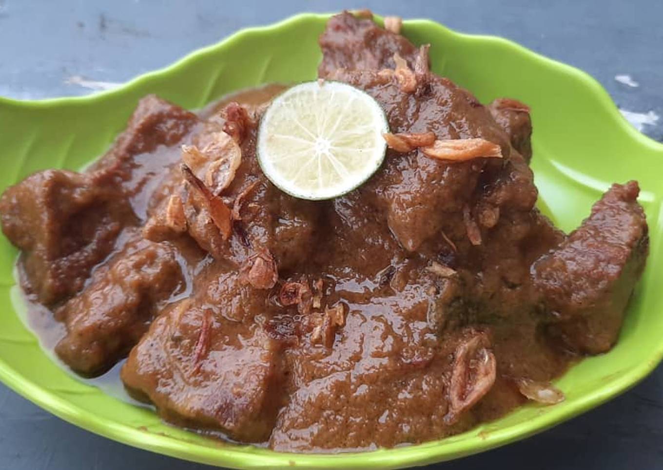 Rendang sapi milky