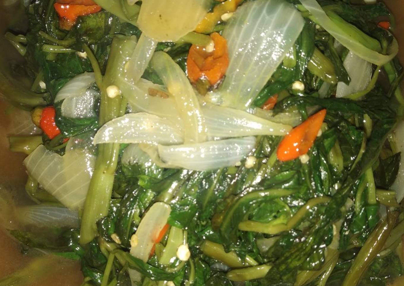 Tumis kangkung belacan
