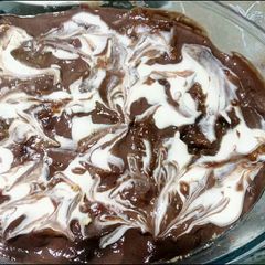 A picture of Chocolate creamy pudding #CookpadRamadan #RamadanSpecial.