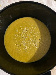 Una foto de Crema de cilantro