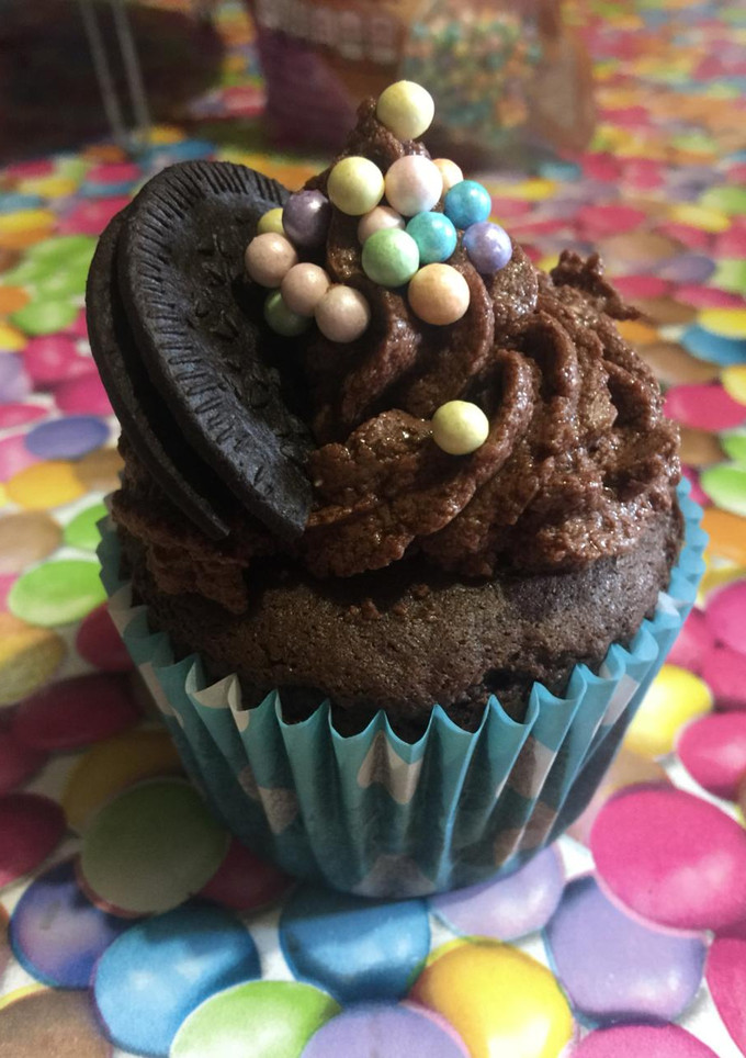 Una foto de Cupcakes de chocolate