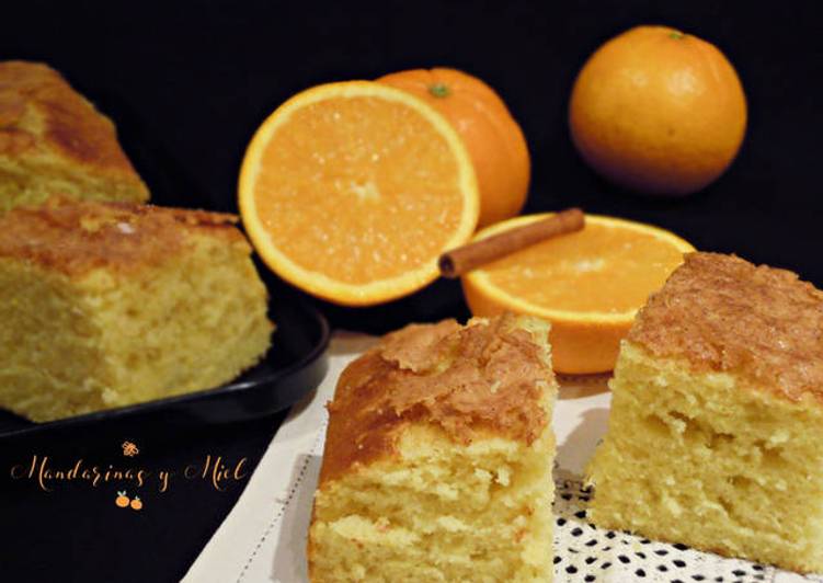 Pão de ló de laranja ou coca de llanda - Espanha 🇪🇸