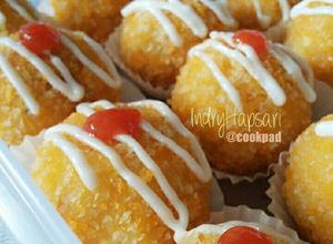 Foto resep Bitterballen Macaroni Sosis Ayam Keju