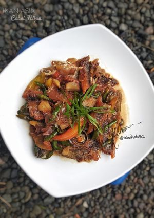 Foto resep Ikan Asin Cabai Hijau
