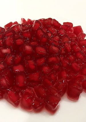 Hình của món Thạch hạt lựu.