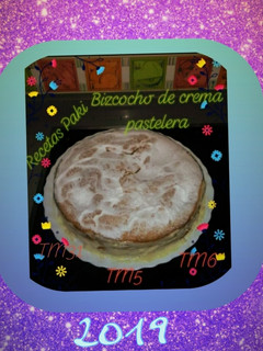 Una foto de Bizcocho de💠 calabaza🎃 con crema 🍴pastelera en la Thermomix💠