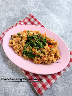 Foto resep Sambel bawang tempe kemangi