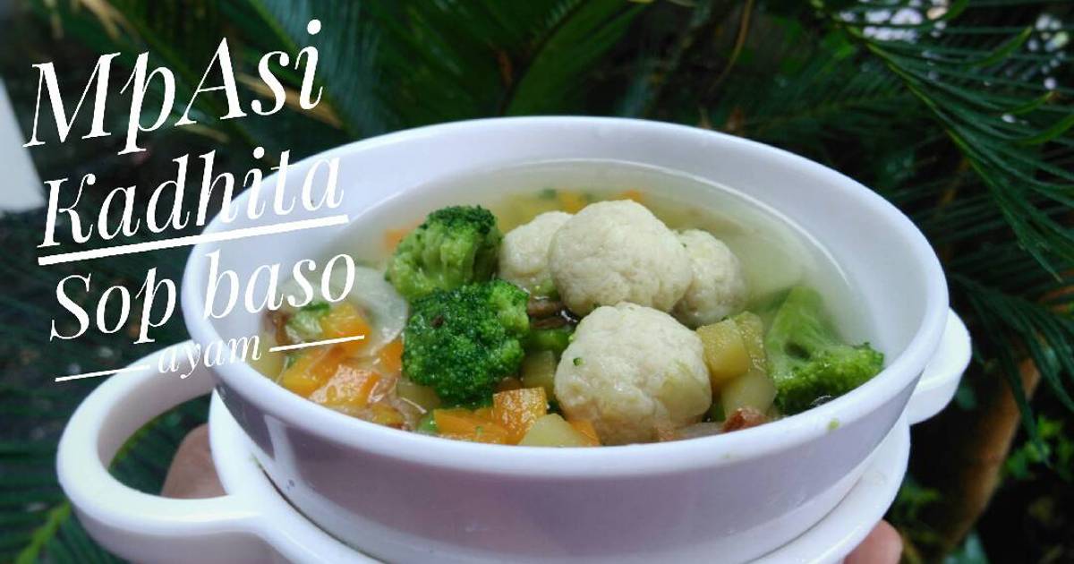 Resep Sop Baso Ayam Mpasi Oleh Wiwin Winaryosih Cookpad