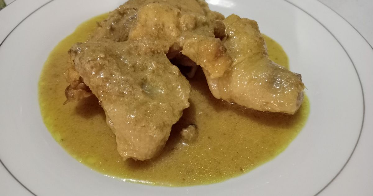 Gulai Ayam Ala Rumah Masakan Padang Bahan Seadanya
