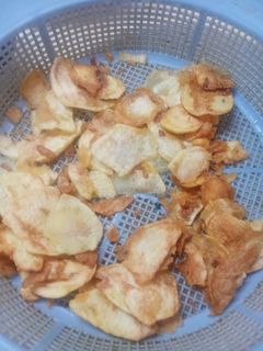 عکسی از دستور چیپس ترد سیب زمینی