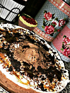 صورة لوصفة كيكه الايس كريم 🍦🍫🍰