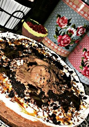 صورة لوصفة كيكه الايس كريم 🍦🍫🍰