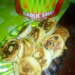 A picture of Pizza pinwheel.