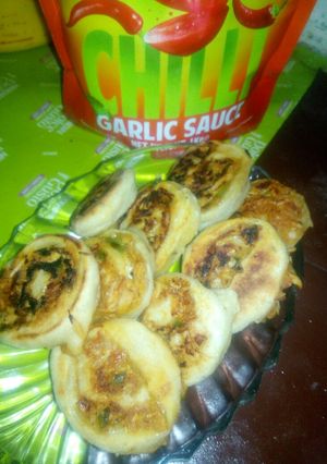 A picture of Pizza pinwheel.