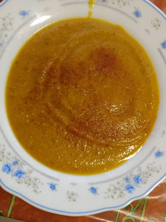 Una foto de Puré de garbanzos y verduras