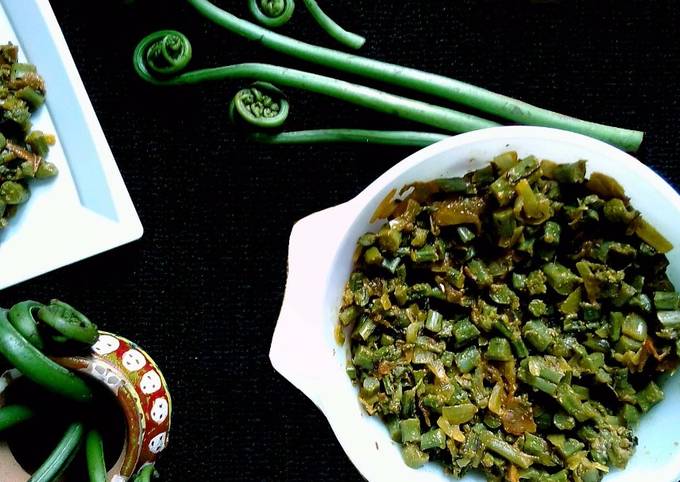 Fiddlehead Ferns / Lingdu Ki Sabji Recipe Recipe by Seema'z Kitchen - Cookpad