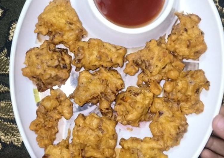 Patato onion nuts pakoda recipe