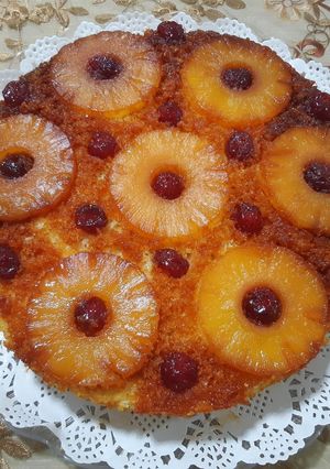 صورة لوصفة كيكة الأناناس