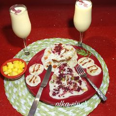 Uttappam(beet root &cheese) A picture of Uttappam(beet root &cheese).
