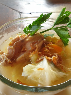 A picture of Chicken soup.