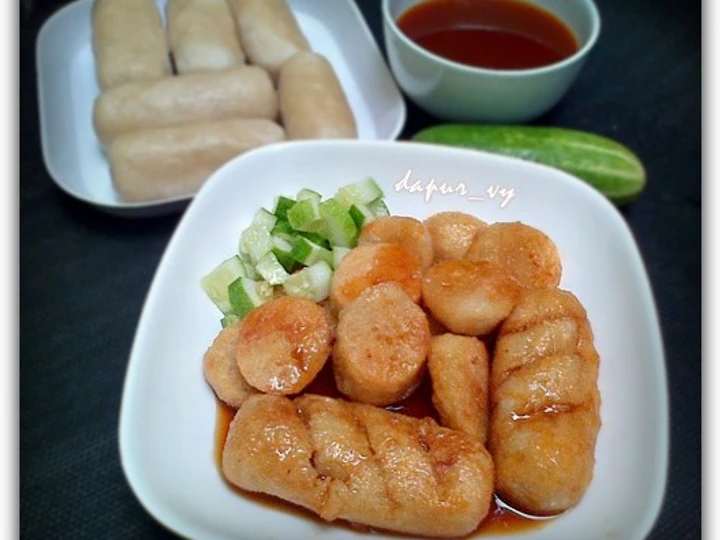 Langkah Gampang Menyiapkan Resep  PEMPEK DOS bumbu ebi yang Bikin Ngiler, Bikin Ketagihan