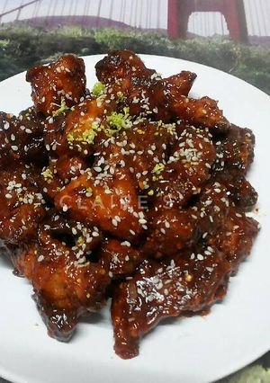 รูปของ ไก่คาราเกะคลุกซอส