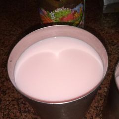 A picture of Ruhafja milkshake.