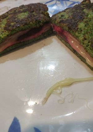 Una foto de Sándwich de brócoli