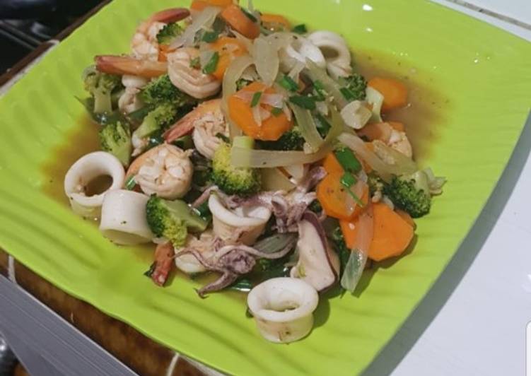 Cara Buat Brokoli Seafood ala Resto MANTAP !! Sederhana