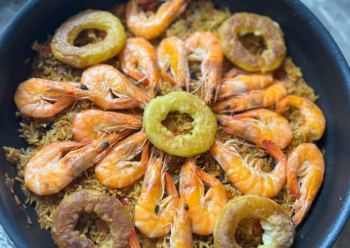 Paëlla aux fruit de mer 🥘 de Les recettes de zina - Cookpad