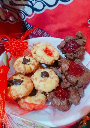 Foto resep Thumbprint crunchy cookies