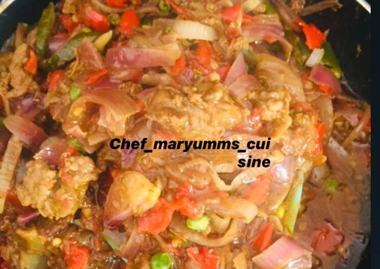 Steps to Prepare Speedy Beef sauce by chef_maryumms_cuisine🌸