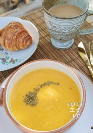 Foto resep Butternut Squash Cream Chicken Soup