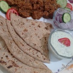A picture of Masala Boti platter.