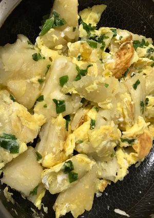 炒蛋餅 的食譜成品照片
